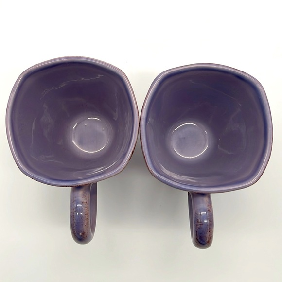 Neiman Marcus Ceramiche Toscane Distressed Mugs - Lavender & Purple (Set of 4) - Picture 6 of 16